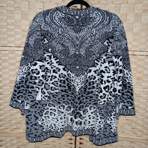 Chico's Open Cardigan Cotton Blend NWT - Picture 4 of 8